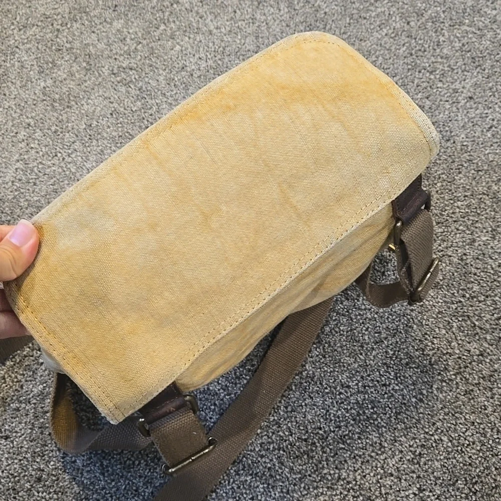 Vintage Selina Vaughan Royal Quality Brown& Tan Men's Bag Backpack